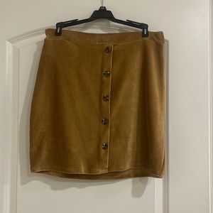 Carmel corduroy mini skirt